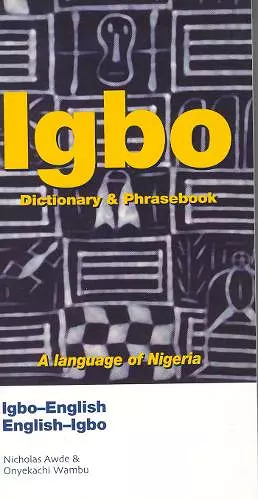 Igbo-English/English-Igbo Dictionary & Phrasebook cover