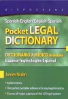 Spanish-English/English-Spanish Pocket Legal Dictionary/Diccionario Juridico de Bolsillo Espanol-Ingles/Ingles-Espanol cover
