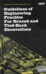 Guidelines of Engineering Practice for Braced and Tied-Back Excavations cover