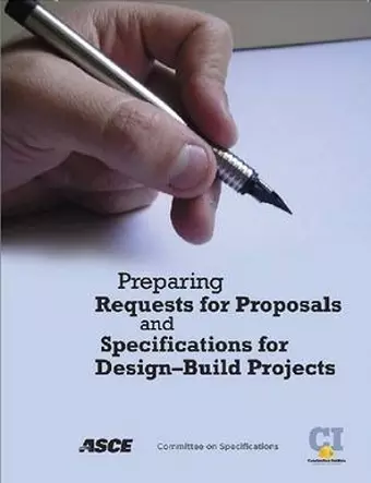 Preparing Requests for Proposals and Specifications for Design-build Projects cover