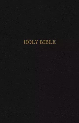 KJV Holy Bible: Personal Size Giant Print with 43,000 Cross References, Black Leather-Look, Red Letter, Comfort Print: King James Version cover