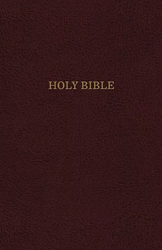KJV Holy Bible: Personal Size Giant Print with 43,000 Cross References, Burgundy Leather-Look, Red Letter, Comfort Print: King James Version cover