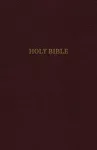 KJV Holy Bible: Personal Size Giant Print with 43,000 Cross References, Burgundy Leather-Look, Red Letter, Comfort Print: King James Version cover