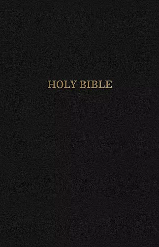KJV Holy Bible: Personal Size Giant Print with 43,000 Cross References, Black Bonded Leather, Red Letter, Comfort Print: King James Version cover
