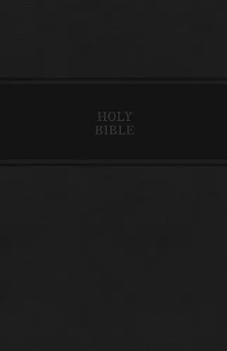 KJV Holy Bible: Personal Size Giant Print with 43,000 Cross References, Black Leathersoft, Red Letter, Comfort Print: King James Version cover