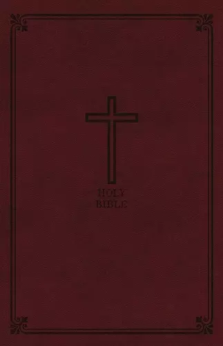 KJV Holy Bible: Personal Size Giant Print with 43,000 Cross References, Burgundy Leathersoft, Red Letter, Comfort Print: King James Version cover