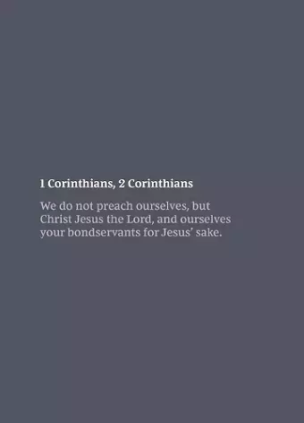 NKJV Bible Journal - 1-2 Corinthians, Paperback, Comfort Print cover