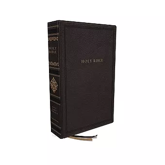 KJV, Personal Size Reference Bible, Sovereign Collection, Leathersoft, Black, Red Letter, Thumb Indexed, Comfort Print cover