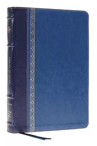 NRSVCE, Great Quotes Catholic Bible, Leathersoft, Blue, Comfort Print cover