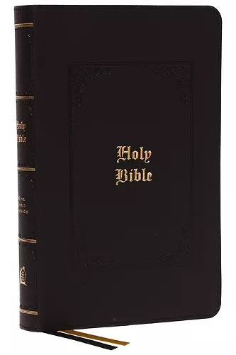 KJV, Personal Size Large Print Reference Bible, Vintage Series, Black Leathersoft, Red Letter, Comfort Print cover