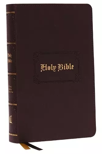 KJV, Personal Size Large Print Reference Bible, Vintage Series, Brown Leathersoft, Red Letter, Comfort Print cover
