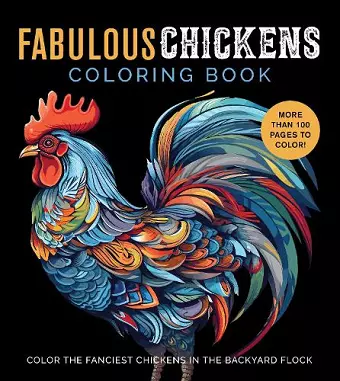 Fabulous Chickens Coloring Book cover