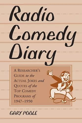 Radio Comedy Diary cover