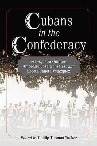 Cubans in the Confederacy cover