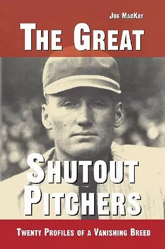 The Great Shutout Pitchers cover