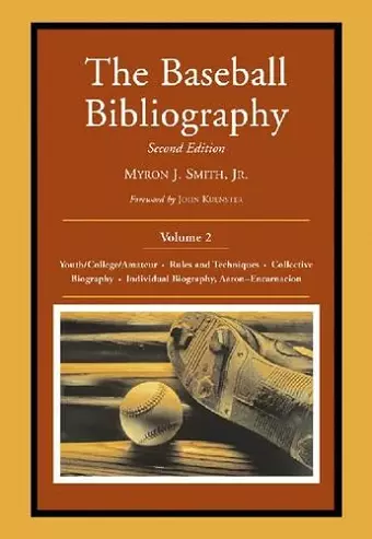 The Baseball Bibliography v. 2 cover