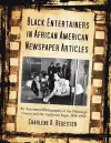 Black Entertainers in African American Newspaper Articles, Volume 2 cover