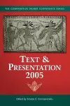 Text & Presentation, 2005 cover