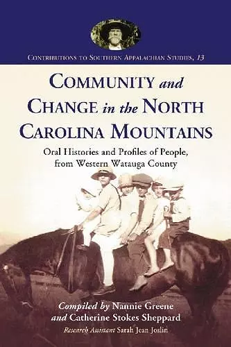 Community and Change in the North Carolina Mountains cover