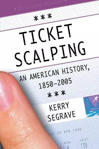 Ticket Scalping cover