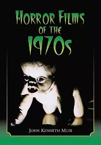 Horror Films of the 1970s cover