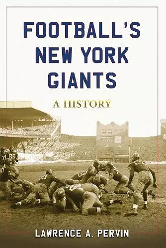 Football's New York Giants cover