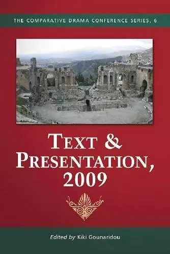 Text & Presentation, 2009 cover