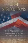 Before Sherlock Holmes cover