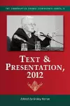 Text & Presentation, 2012 cover