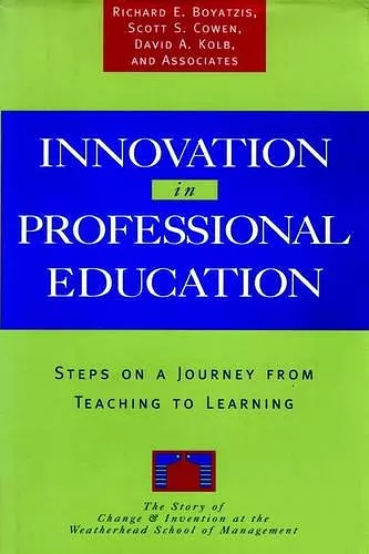 Innovation in Professional Education cover