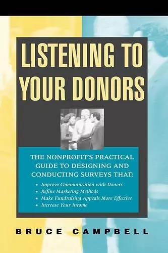 Listening to Your Donors cover
