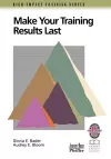 Make Your Training Results Last cover