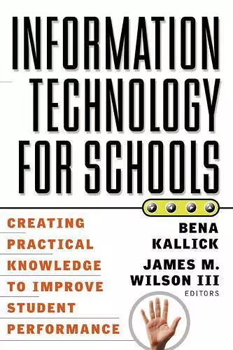 Information Technology for Schools cover