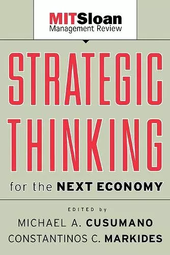 Strategic Thinking for the Next Economy cover