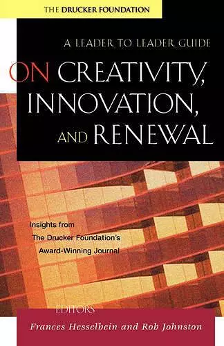 On Creativity, Innovation, and Renewal cover