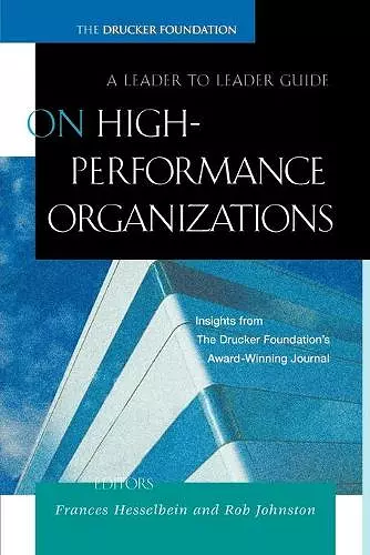 On High Performance Organizations cover