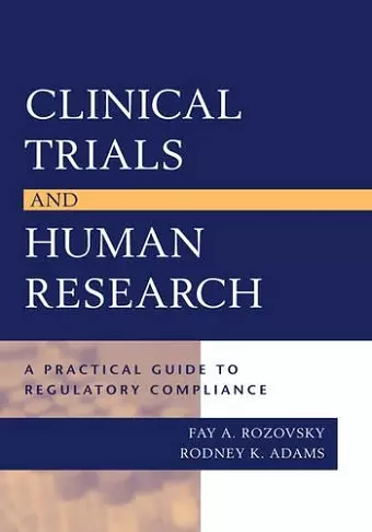 Clinical Trials and Human Research cover