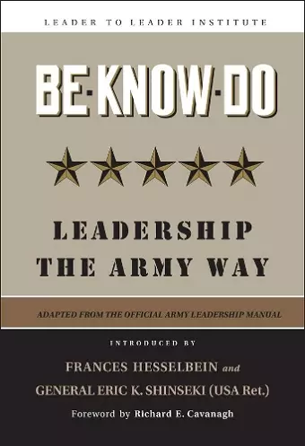 Be * Know * Do, Adapted from the Official Army Leadership Manual cover