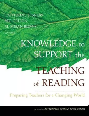 Knowledge to Support the Teaching of Reading cover