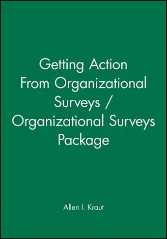 Getting Action From Organizational Surveys / Organizational Surveys Package cover