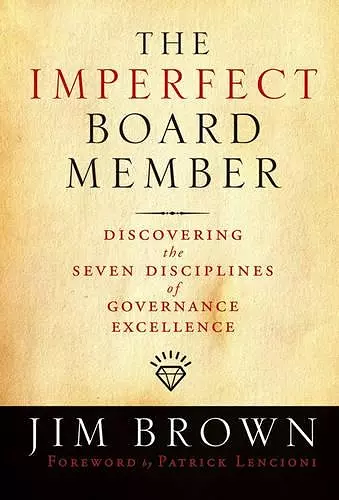 The Imperfect Board Member cover