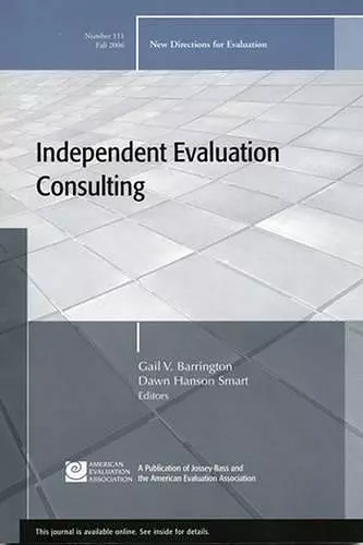 Independent Evaluation Consulting cover