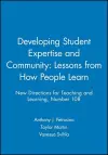 Developing Student Expertise and Community: Lessons from How People Learn cover