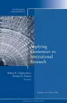 Applying Economics to Institutional Research cover