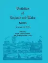 Visitation of England and Wales Notes cover