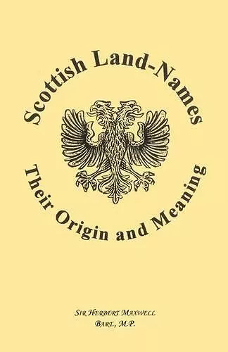 Scottish Land-Names cover