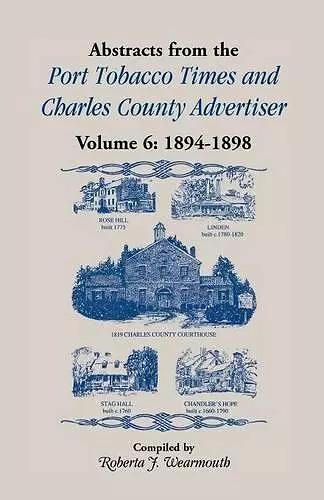 Abstracts from Port Tobacco Times and Charles County Advertiser cover