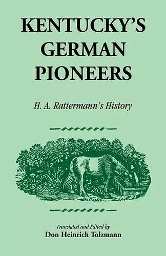 Kentucky's German Pioneers cover