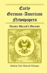 Early German-American Newspapers cover