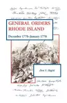 General Orders, Rhode Island cover